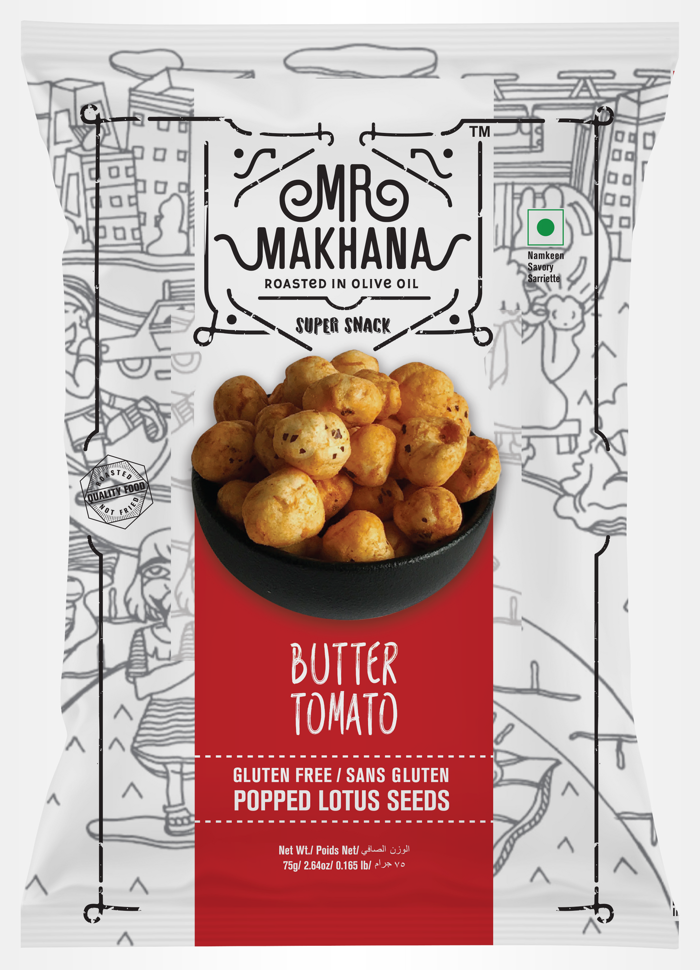 Mr Makhana Classic Range (25 gm) (Lotus Seeds)