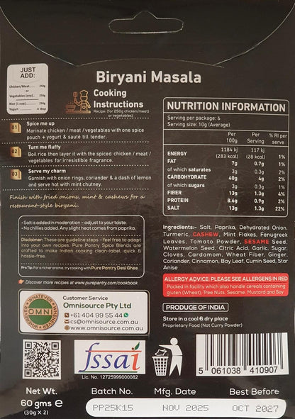 Pure Pantry Biryani Masala Blend 60 gms