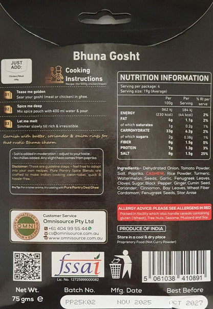 Pure Pantry Bhuna Gosht Blend 75 gms