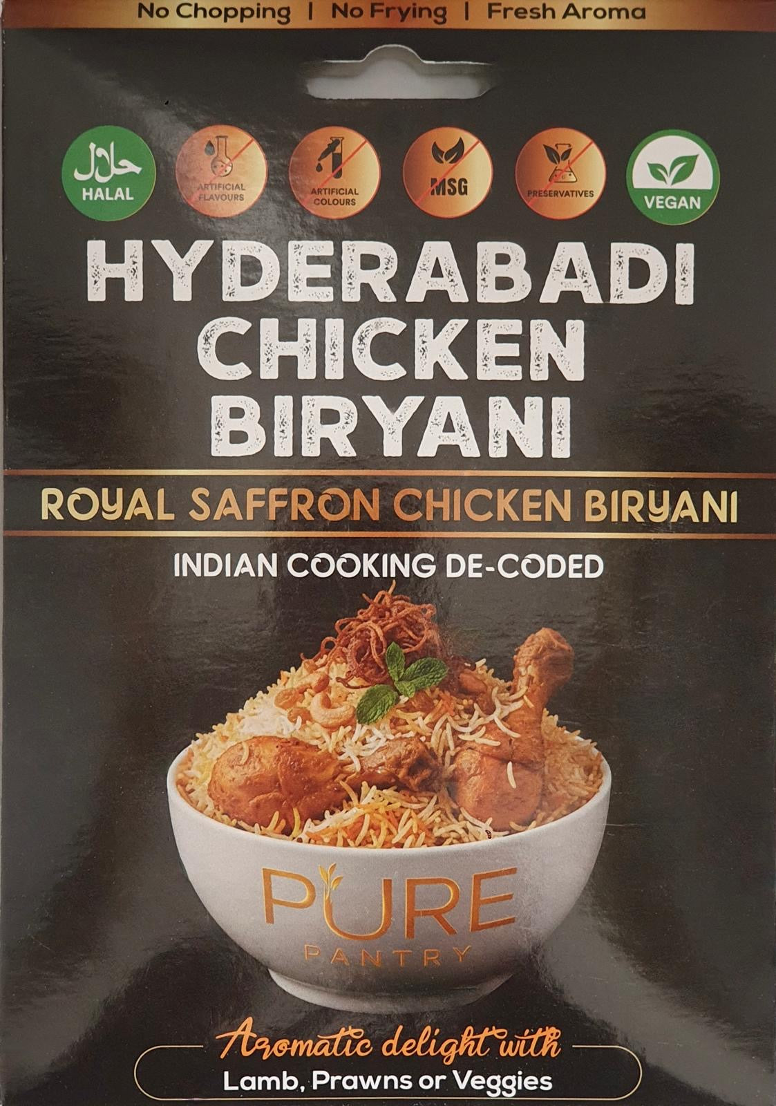 Pure Pantry Hyderabadi Chicken Biryani Blend 50 gms