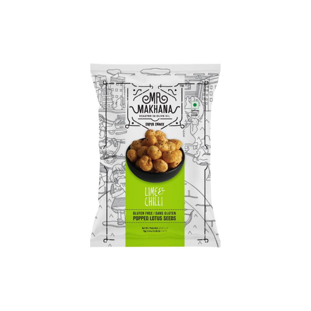 Mr Makhana Classic Range (75 gm) (Lotus Seeds)
