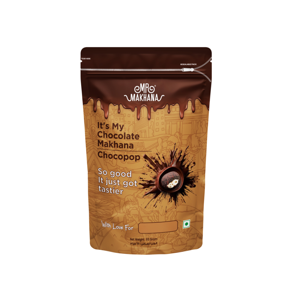 Mr Makhana Gourmet Range (50/65 gm) (Lotus Seeds)